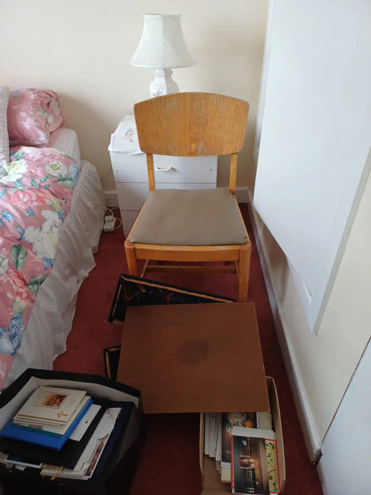 Bedroom furniture ready for removal from a flat — Abbeyleix